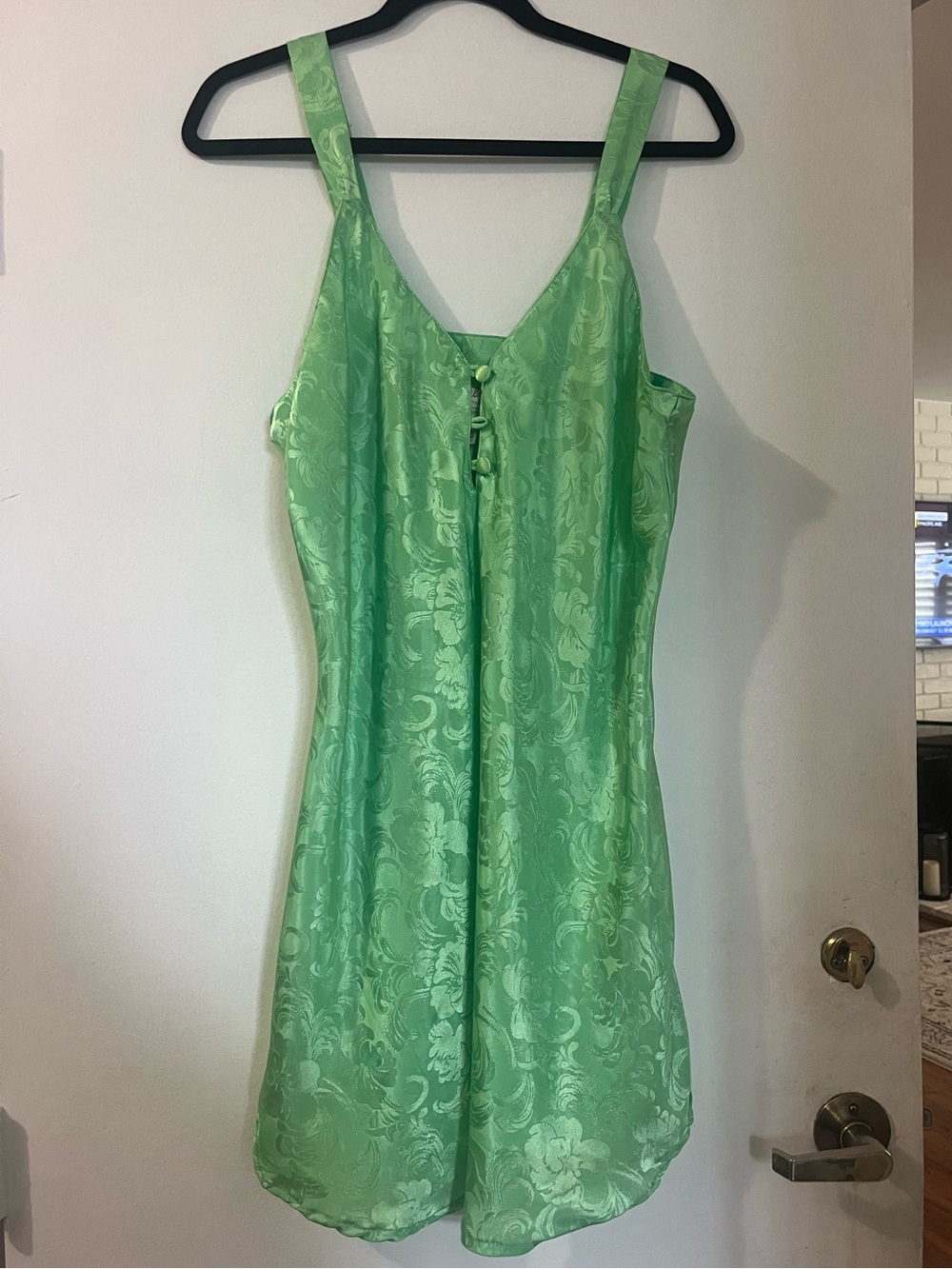 Green Slip Dress by 4 Milano Intimates